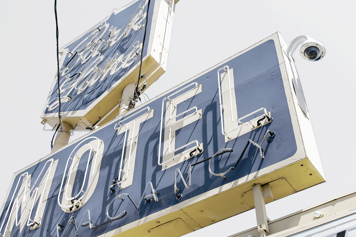 Park Lane Motel sign, Spokane, Washington